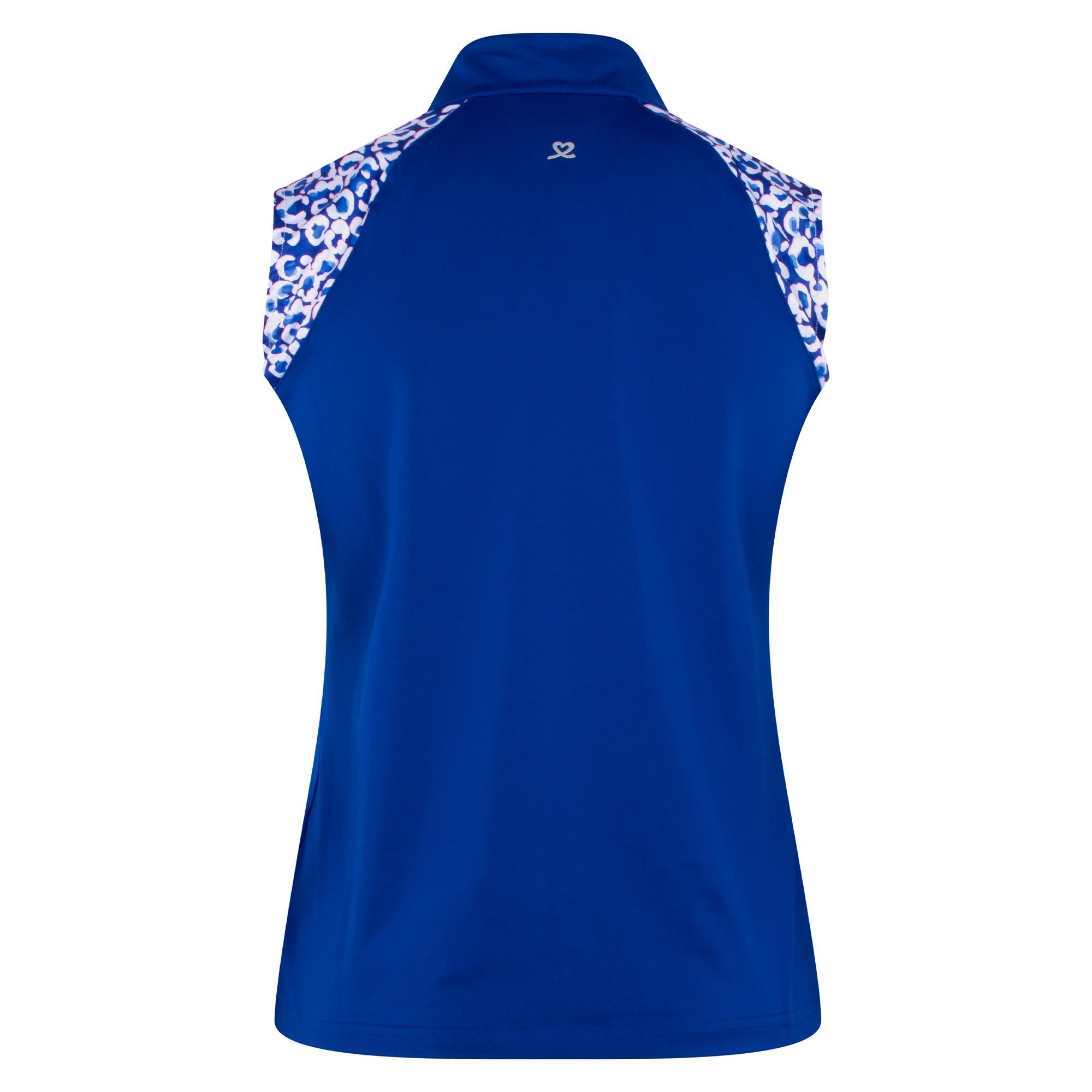 Daily Sports Carira Ladies Sleeveless Golf Polo Shirt Power Leo